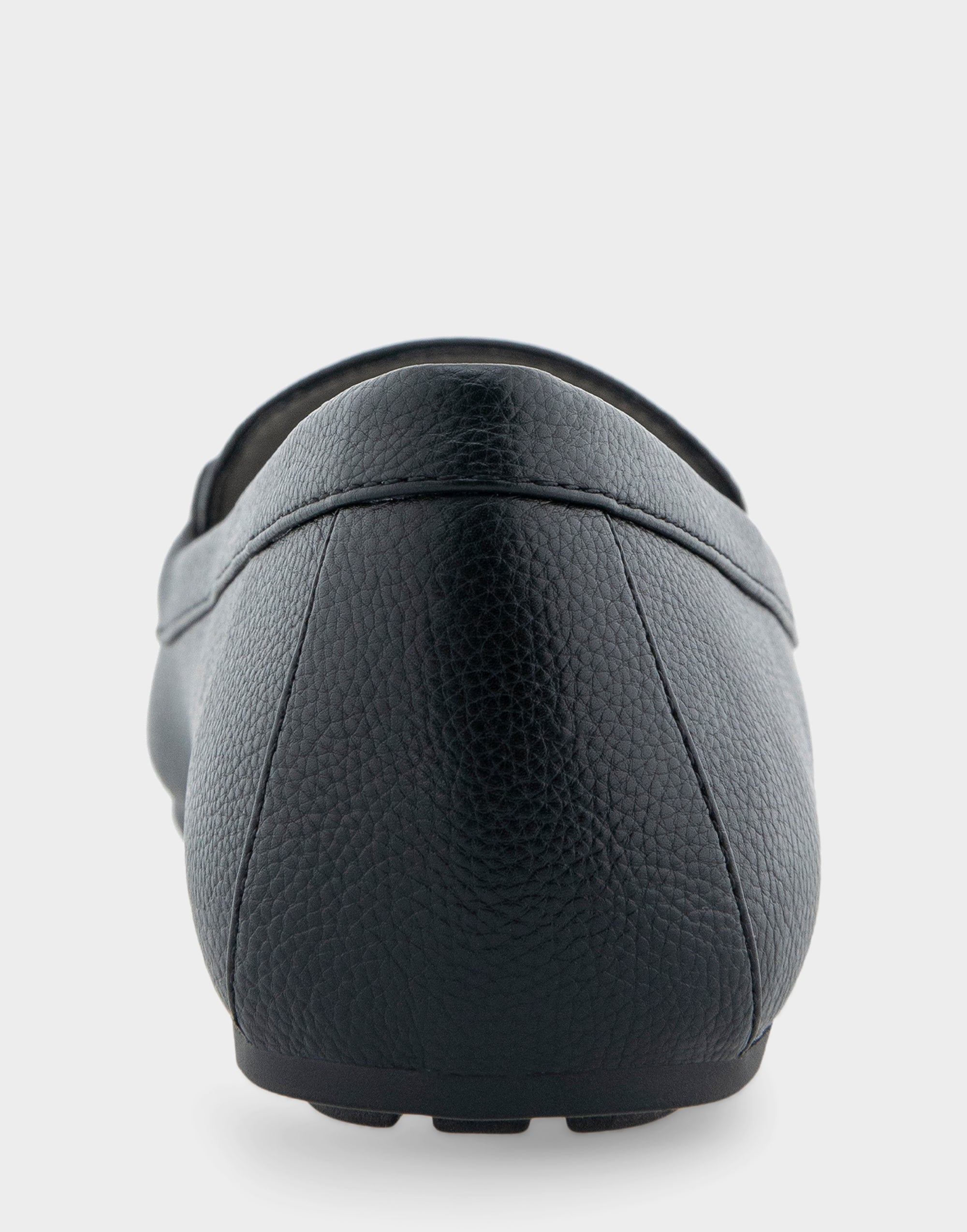 Denver Black Faux Leather Ornamented Loafer