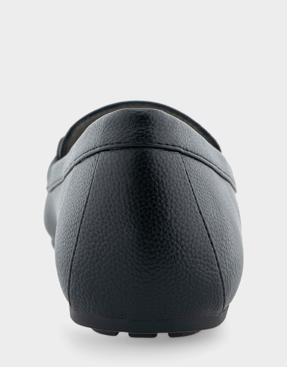 Denver Black Faux Leather Ornamented Loafer