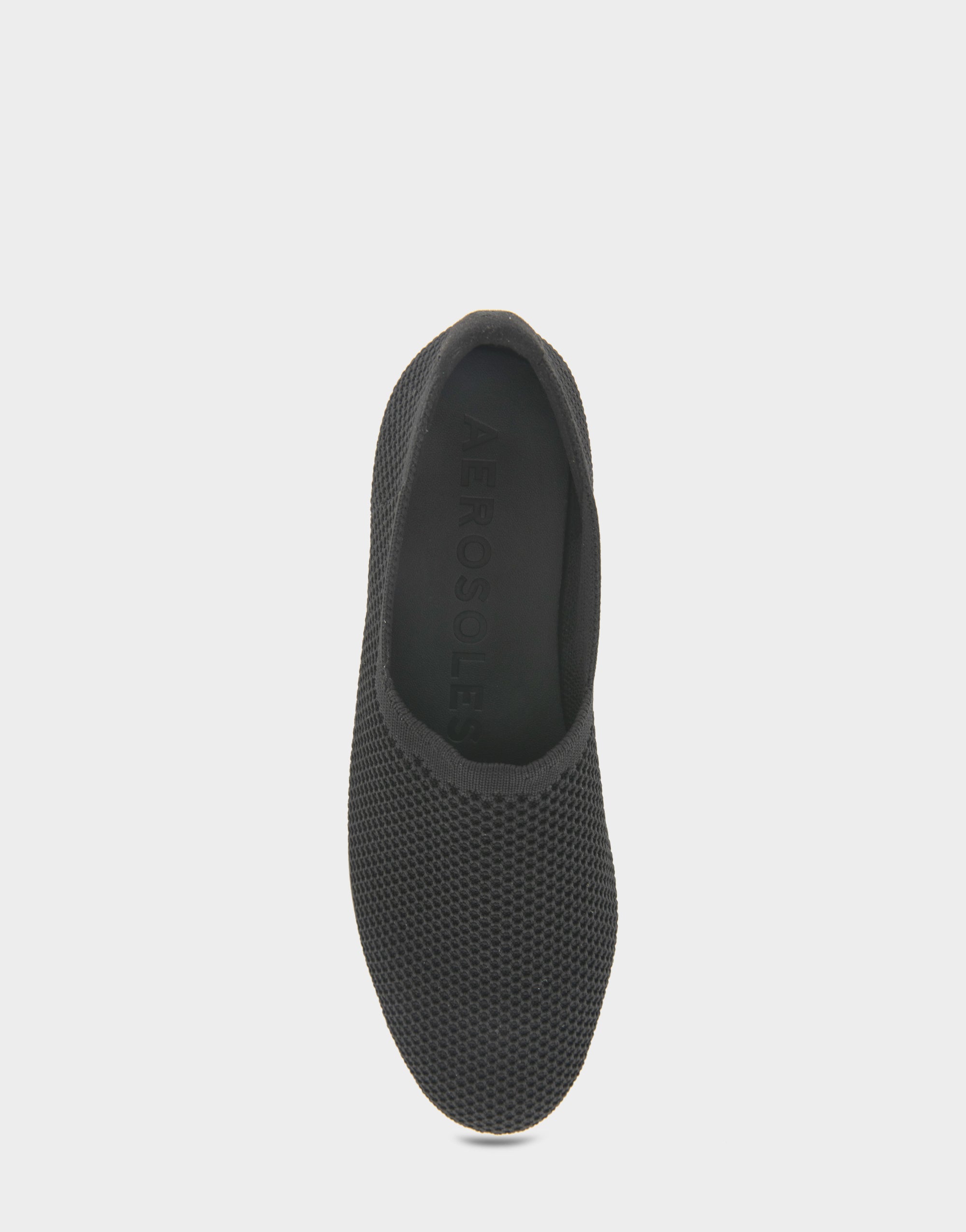Women's Loafer in Black Knit