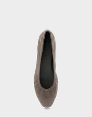 Women's Ballet Flat in Java Leather