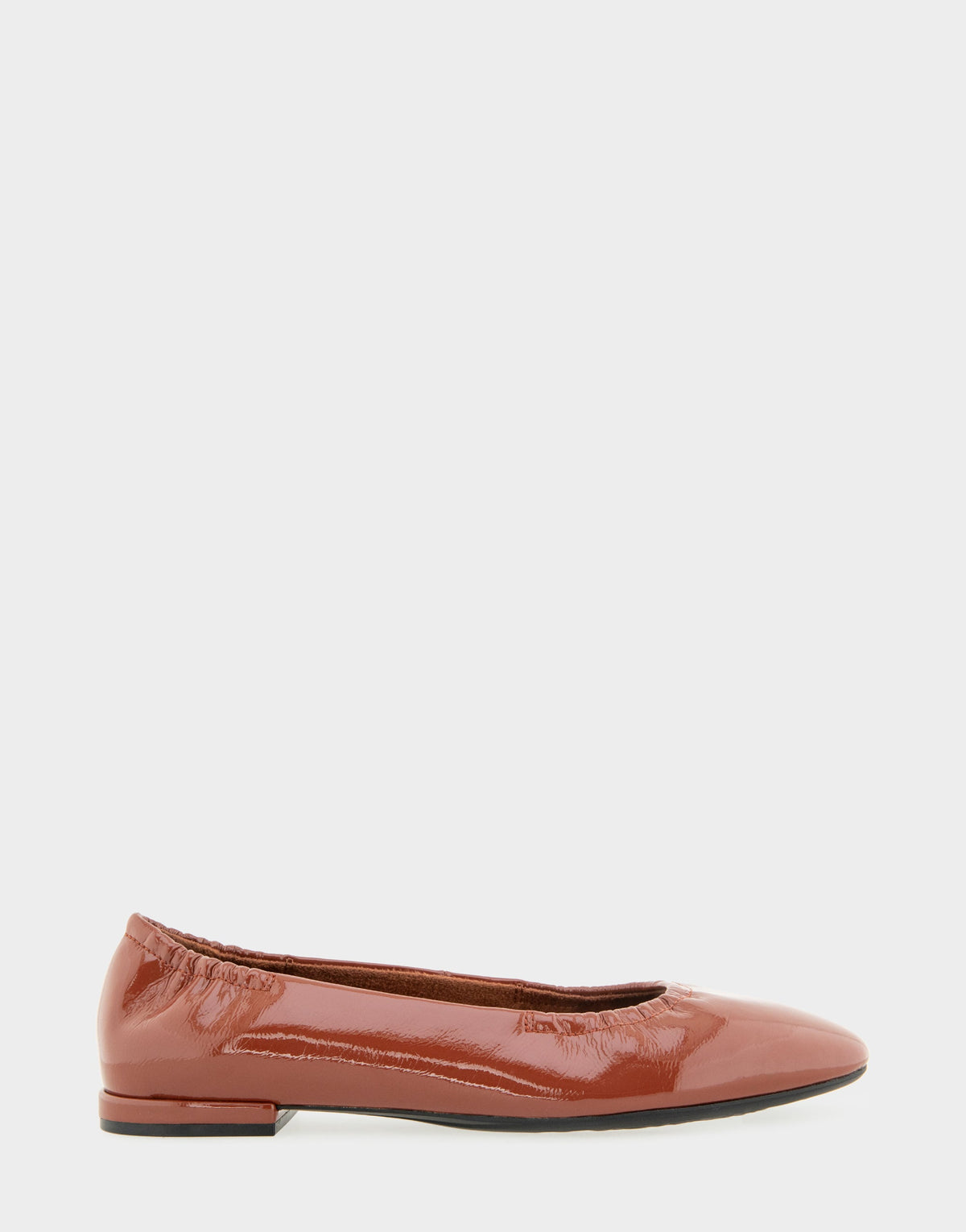 Women's Ballet Flat in Sequoia Crinkle Patent