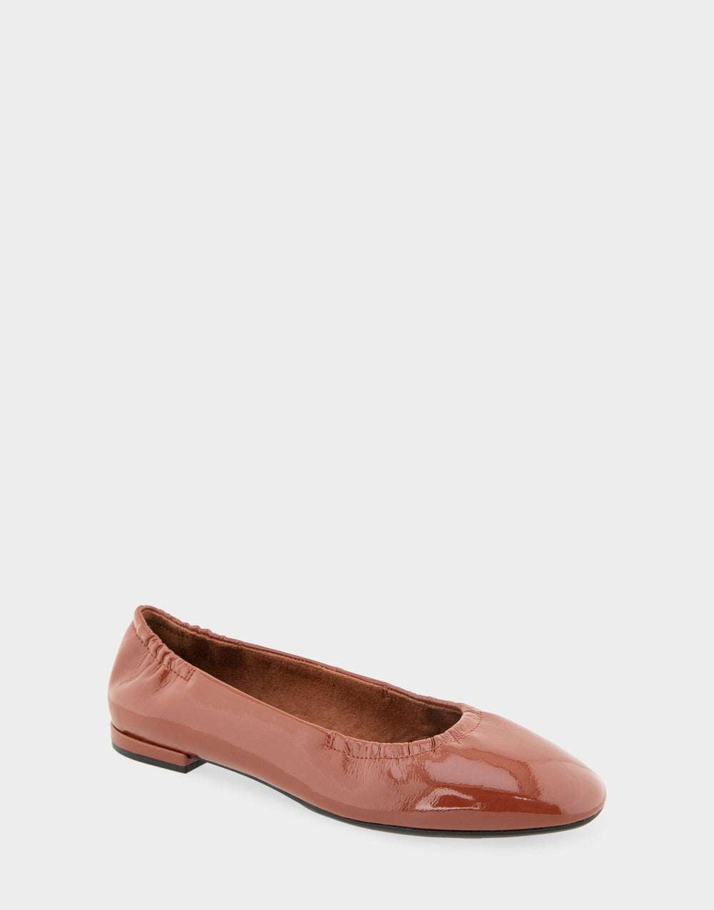 Women's Ballet Flat in Sequoia Crinkle Patent