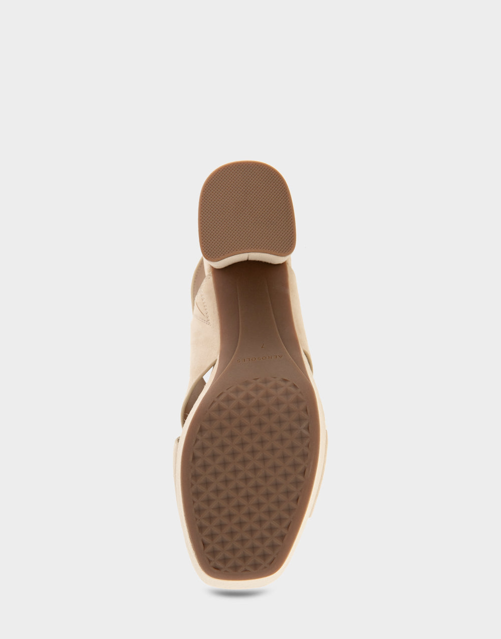 Women's Platform Sandal in Stone Suede