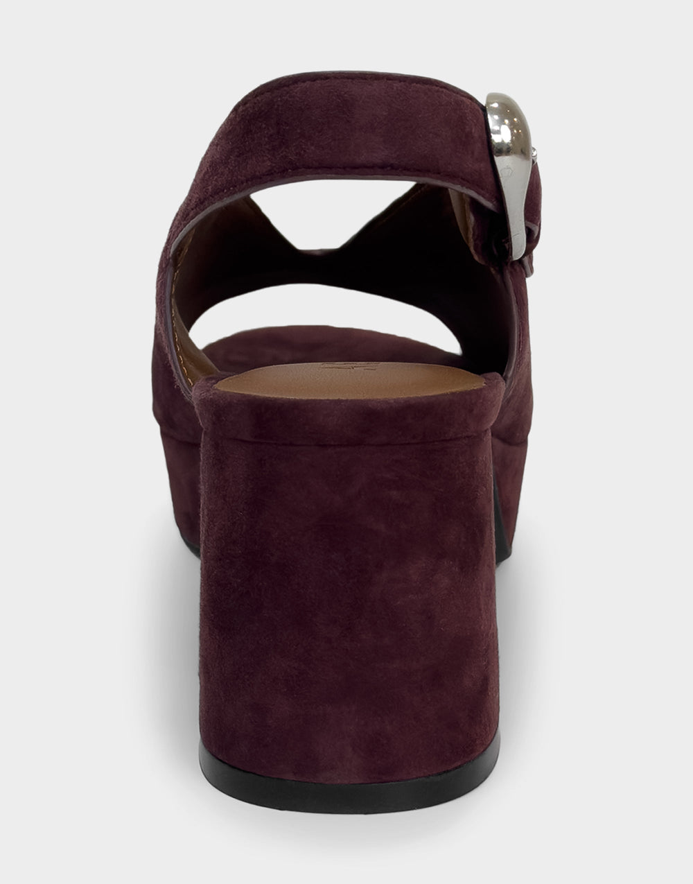 Women's Platform Sandal in Fig Suede