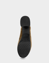 Women's Platform Sandal in Mocha Suede