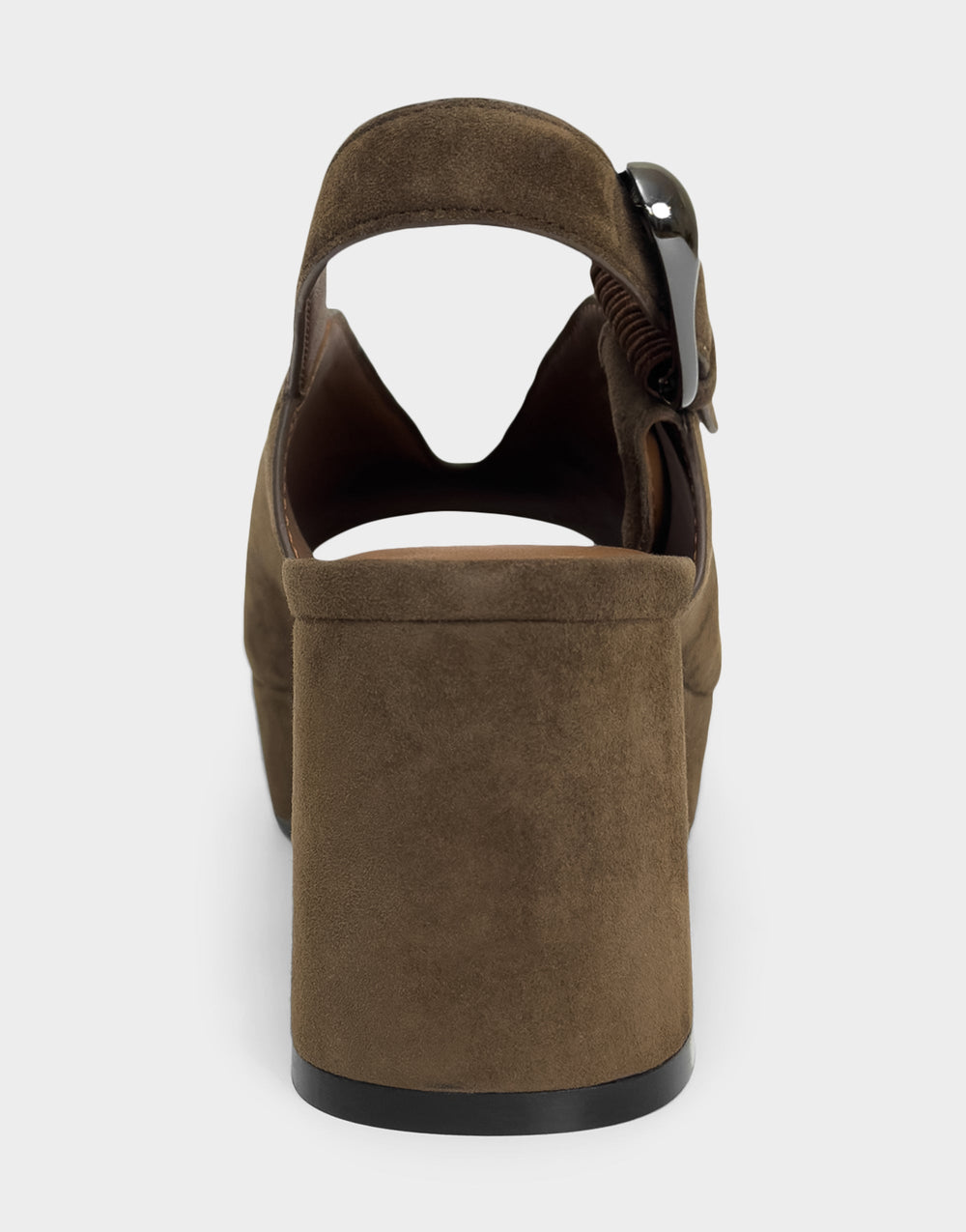 Women's Platform Sandal in Mocha Suede