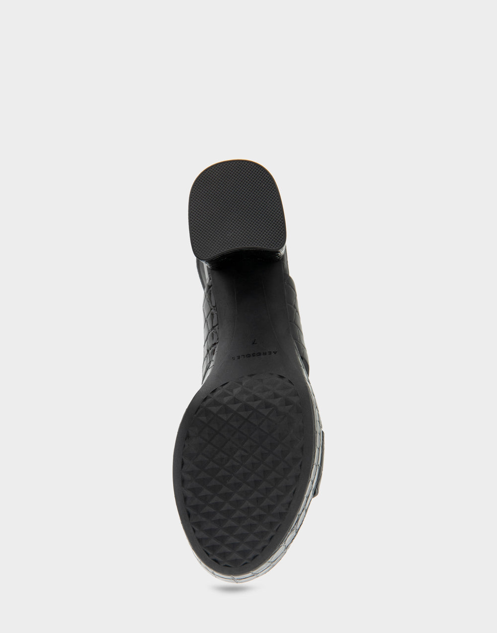 Comfortable Women's Platform Sandal in Black Jelly Croco Black Croco Faux Leather