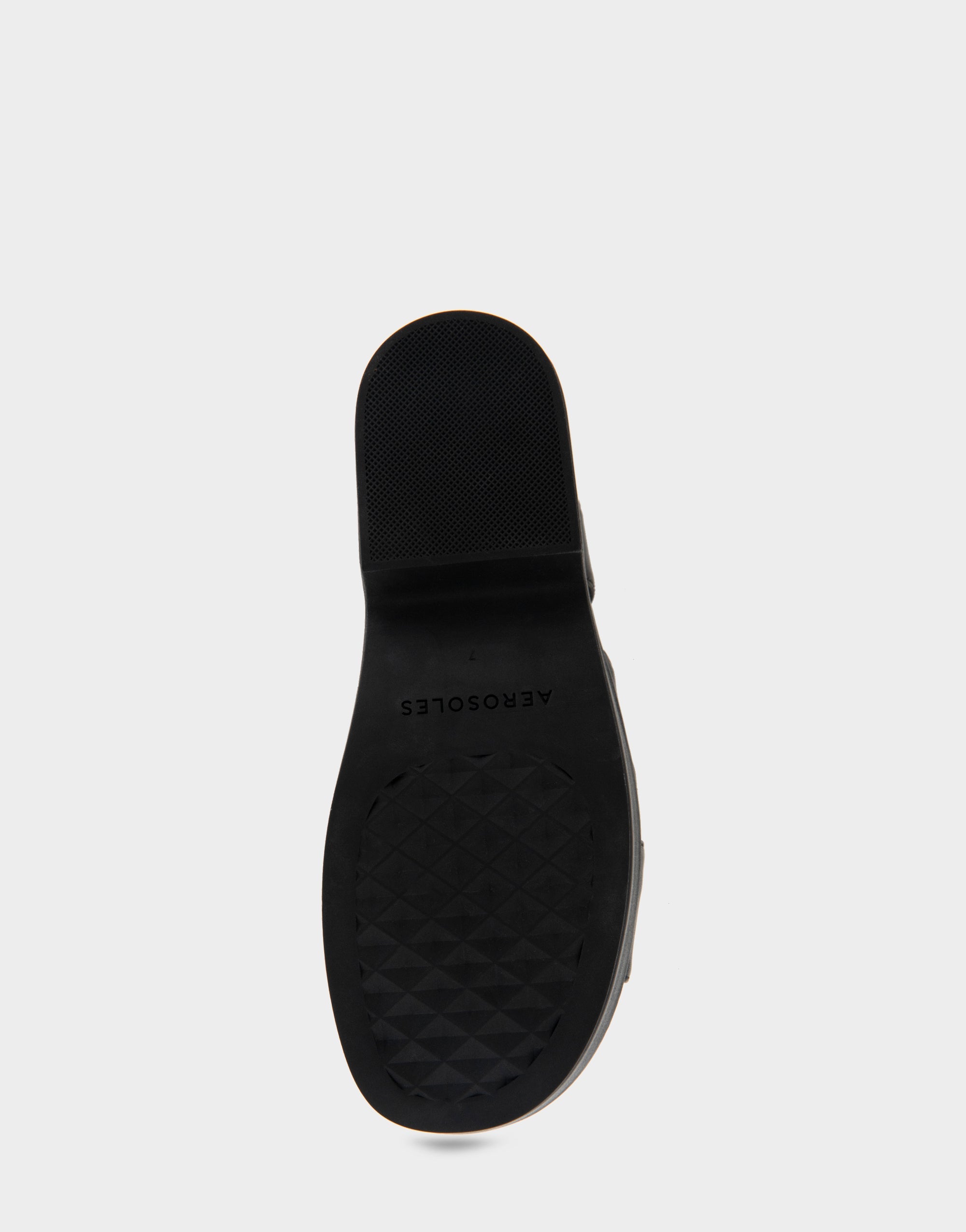 Comfortable Women's Platform Sandals in Black Leather