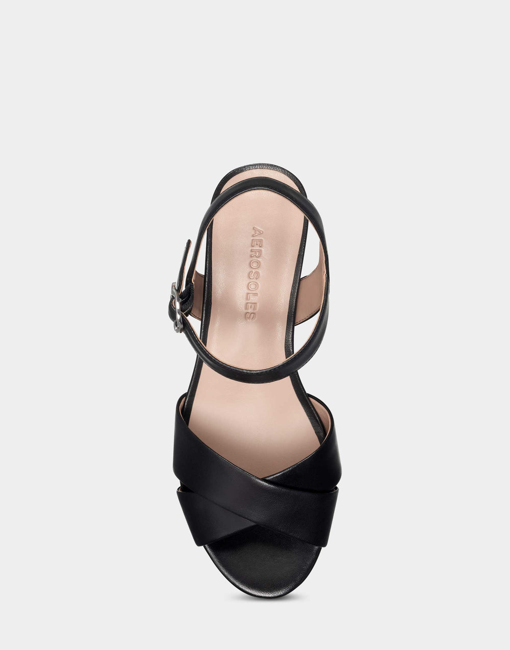 Comfortable Women's Sandal in Black Genuine Leather