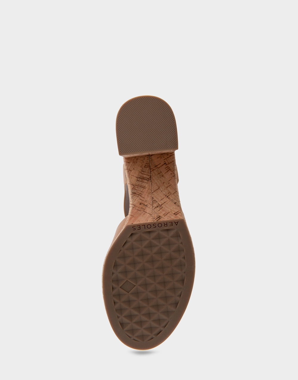 Comfortable Women's Platform Sandals in Tan Burnished Leather