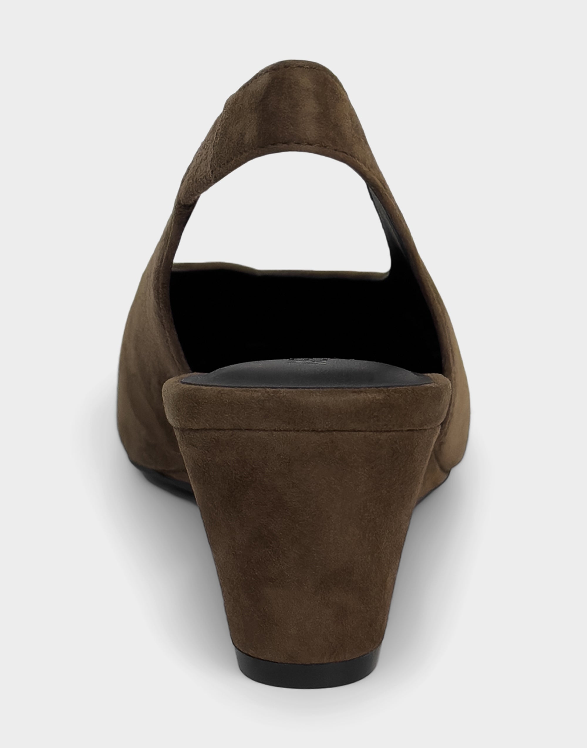Comfortable Women's Slingback In Brown Suede