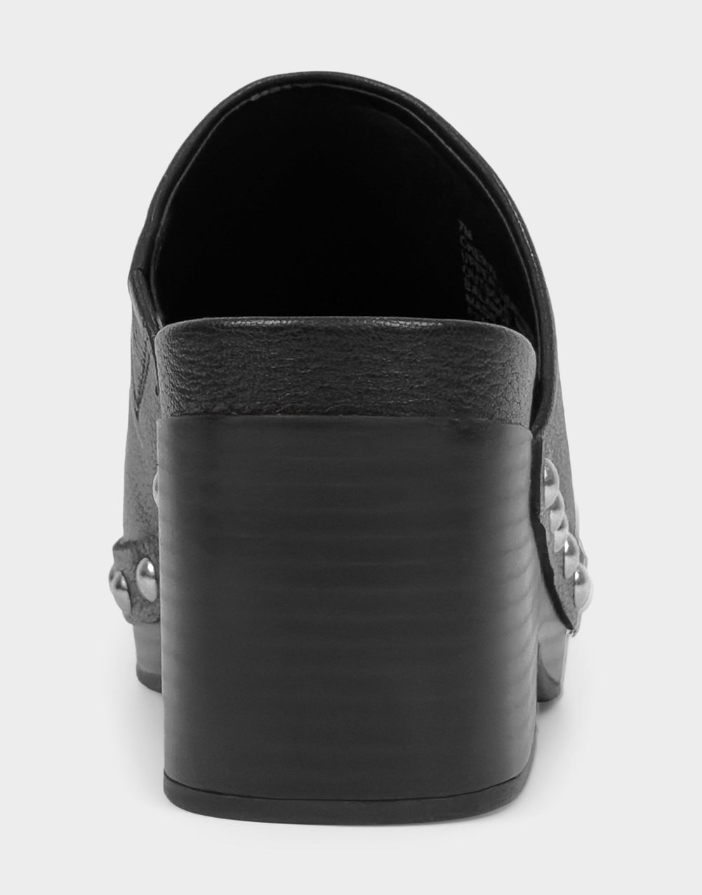 Comfortable Women's Clog In Black Leather