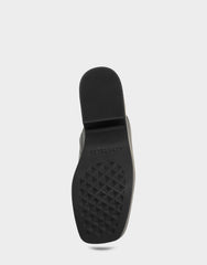 Comfortable Women's Clog In Black Patent Faux Leather
