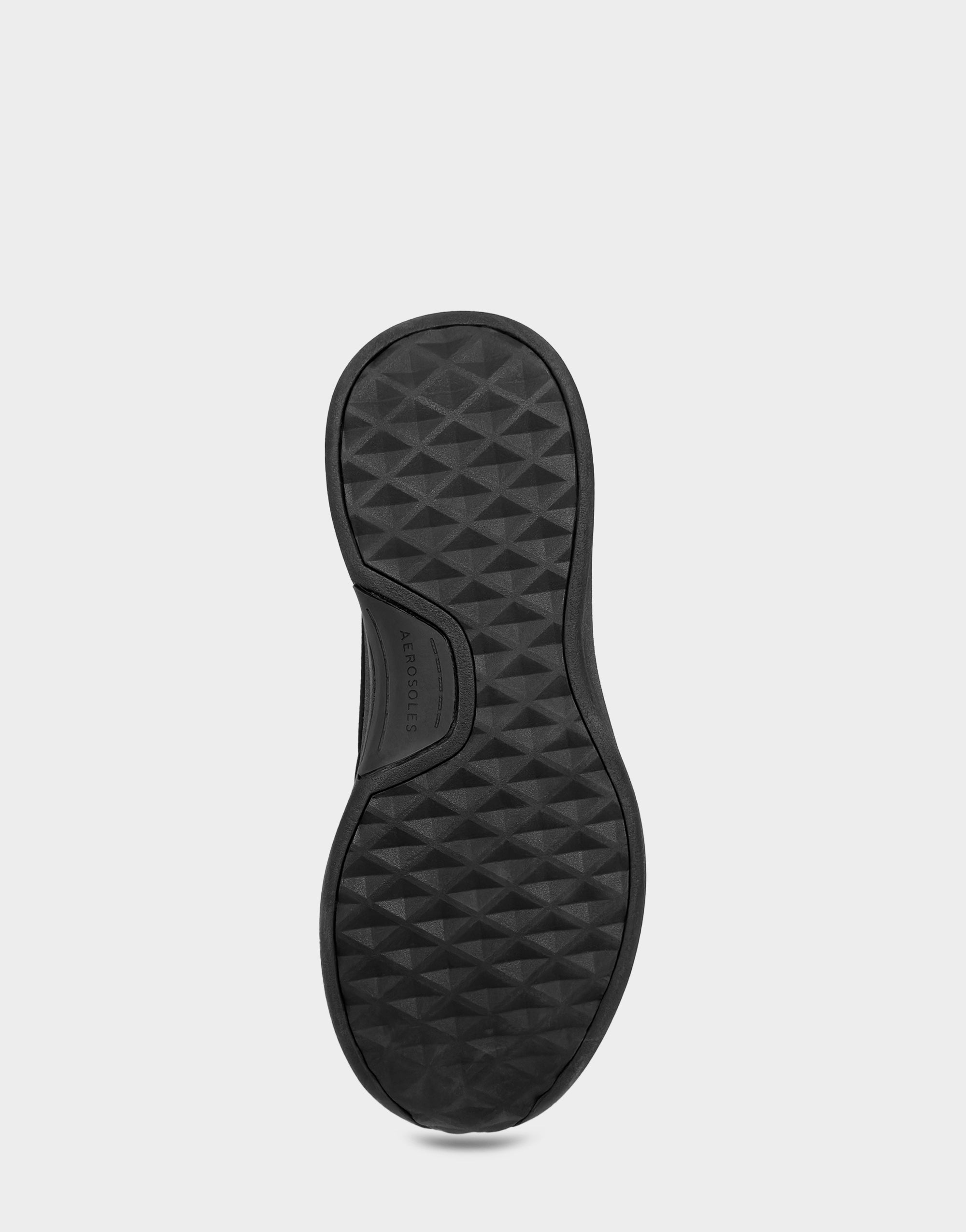 Comfortable Women's Pull On Bootie In Black Faux Suede