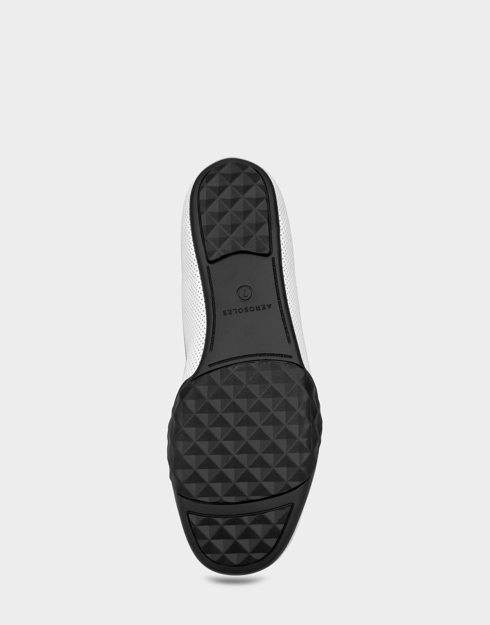 Comfortable Women's Sneakerina In White Faux Leather