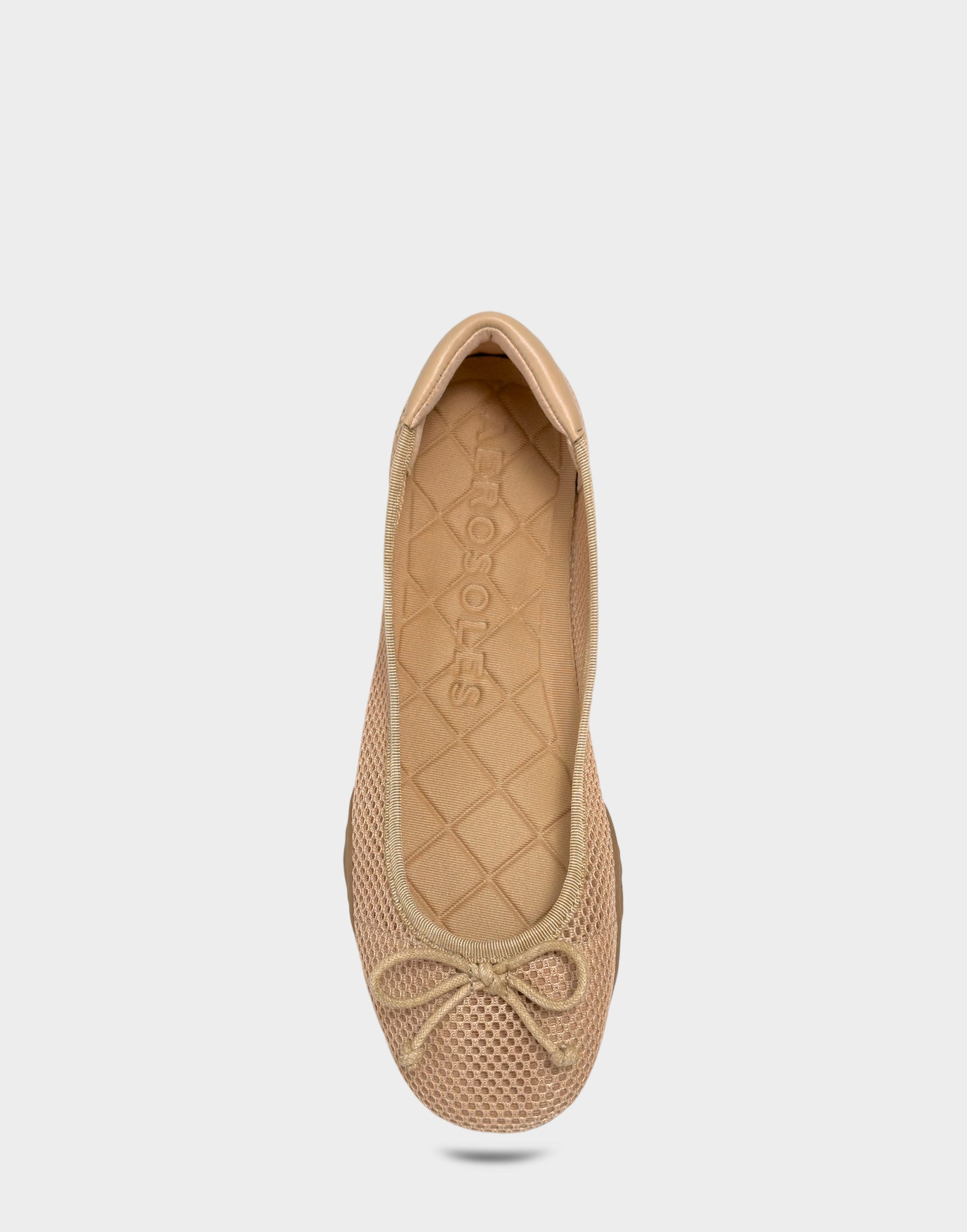 Comfortable Women's Sneaker in Natural Mesh