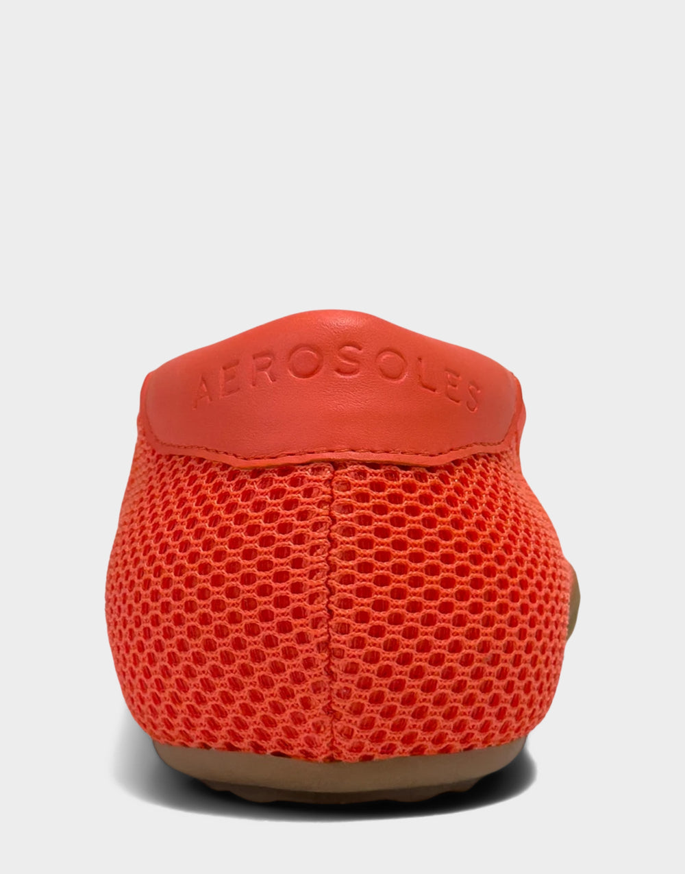 Comfortable Women's Sneakerina in Orange Mesh