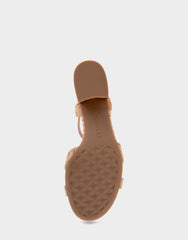 Comfortable Women's Dress Sandals in Natural Cork