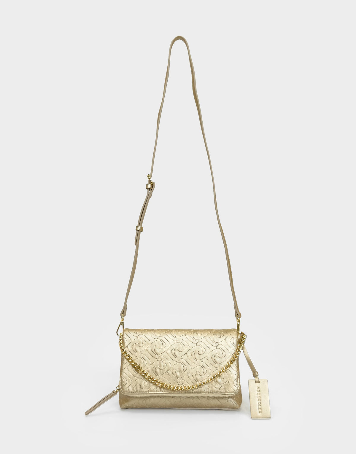 Women's East/West Quilted Flap Crossbody